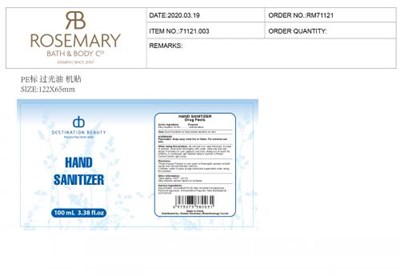 100 mL Label (Label 3)